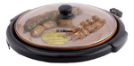 Parrilla Eléctrica Parrimix Liliana Con Tapa De Vidrio