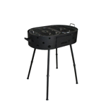 PARRILLA KANKAY AMARA - NEGRA 75X45 CM DIAMETRO HIERRO 2MM 4 PATAS DESMONTABLES