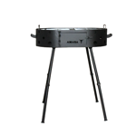 PARRILLA KANKAY AMARA - NEGRA 75X45 CM DIAMETRO HIERRO 2MM 4 PATAS DESMONTABLES