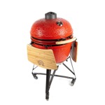 Kamado Omega Xxl 25 Parrilla Ahumador Movil Asador Roja