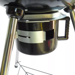 Parrilla Zero ZEFO53 Grill Con Ruedas Tipo Chulengo Portátil