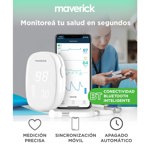 Oximetro Saturometro De Pulso Digital Maverick YX110 Bluetooth App Movil Portatil