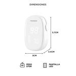 Oximetro Saturometro De Pulso Digital Maverick YX110 Bluetooth App Movil Portatil