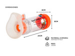 Aerocámara Silfab Aerochamber Ach07 Mascarilla Bebe