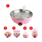 Huevera Doble Electrica Hervidor Huevos 220V Vaporera