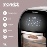 Freidora de Aire sin Aceite Maverick Airfryer 12L 1800W