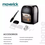 Freidora de Aire sin Aceite Maverick Airfryer 12L 1800W