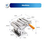 Fabrica para hacer Pastas Fideos de Acero Inoxidable Waggs