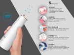 Irrigador Bucal Eléctrico XB8 Gadnic Con 6 Puntas Intercambiables Blanqueador