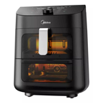 Freidora De Aire Digital Midea AF-D211BAR1 11Lts 1550w Negro 