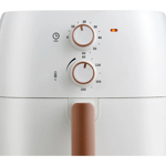 Freidora de Aire Manual Atma FR60MAWP 6.5 lts 1300w 80°c y 200°c.Blanca