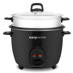 Arrocera y Vaporera KanjiHome Negra mate 1,8 Litros