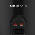 Arrocera y Vaporera KanjiHome Negra mate 1,8 Litros