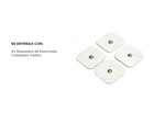 Repuestos Electrodos Gadnic Parches Cuadrados 4x4 cm Sin Cable