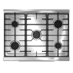 Cocina Morelli Capri 820 - 85Cm AcInox Pta Vidrio RejFund (22062)