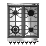 COCINA MORELLI DOPPIA 510 - 51CM DOBLE HORNO ELECTRICOTRADICIONAL ACINOX PTA VIDRIO REJFUND