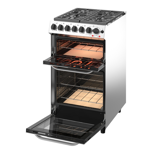 COCINA MORELLI DOPPIA 510 - 51CM DOBLE HORNO ELECTRICOTRADICIONAL ACINOX PTA VIDRIO REJFUND