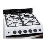 Cocina Multigas Whirlpool WFB57DIDNA Blanca