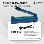 Selladora De Bolsas Suono 30 Cm Acc0100 Cortadora