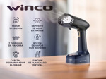 Plancha a Vapor Desarrugador Winco W2008 Portátil