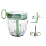 Picadora Trituradora Manual Chopper Verduras Cuchilla Ultra Filo Waggs