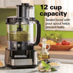 Procesador De Alimentos Hamilton Beach 12 Tazas 450w