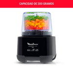 Picadora Moulinex 123 750w 1 Velocidad 300 Ml 220v Negra