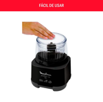 Picadora Moulinex 123 750w 1 Velocidad 300 Ml 220v Negra