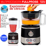 Multiprocesadora Liliana Fullpross 1000w 9 En 1 Am790 