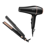 Set Suono Planchita de Cerámica + Secador de Pelo 1800W
