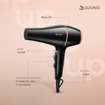 Set Suono Planchita de Cerámica + Secador de Pelo 1800W