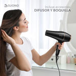 Set Suono Planchita de Cerámica + Secador de Pelo 1800W