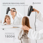 Set Suono Planchita de Cerámica + Secador de Pelo 1800W