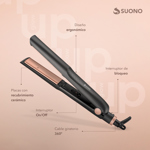 Set Suono Planchita de Cerámica + Secador de Pelo 1800W