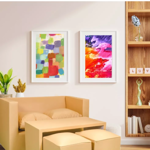 Juego De Living Minimalista Sillón+ Mesa + 2 puff Ecocuero - MAIZ