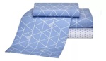 Juego Sabanas Danubio Classic Estampada 1 1/2 Plaza 144 Hilos