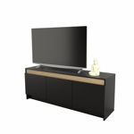 Rack Tv Mesa Cerrado Mueble Para Smart Tv Melamina Cno 1151