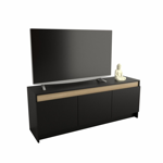 Rack Tv Mesa Cerrado Mueble Para Smart Tv Melamina Cno 1151