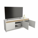 Rack Tv Mesa Cerrado Mueble Para Smart Tv Melamina Ceo 1151