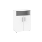 Rack Dielfe Porta Microondas-Alacena Bajo AXM060 Doble Puerta