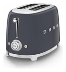Tostadora Smeg Estilo Retro De 2 Rebanadas En Gris