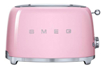 Tostadora Smeg Retro De 2 Rebanadas En Color Rosa