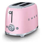 Tostadora Smeg Retro De 2 Rebanadas En Color Rosa