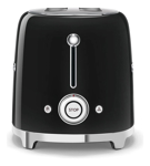 Tostadora Smeg De 2 Rebanadas Estilo Retro Color Negro