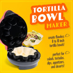 Máquina Para Cuencos De Tortillas 20-25 Cm Color Rojo