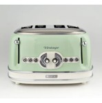 Tostadora Ariete 4 Panes Vintage 156 Verde 1600 W