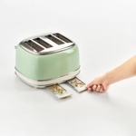 Tostadora Ariete 4 Panes Vintage 156 Verde 1600 W