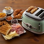 Tostadora Ariete 4 Panes Vintage 156 Verde 1600 W