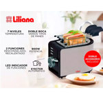 Tostadora Liliana Deluxetost At906 Color Acero