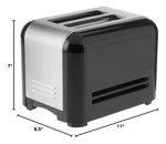 Tostadora Cuisinart Inoxidable Compacta De 2 Ranuras Para 2